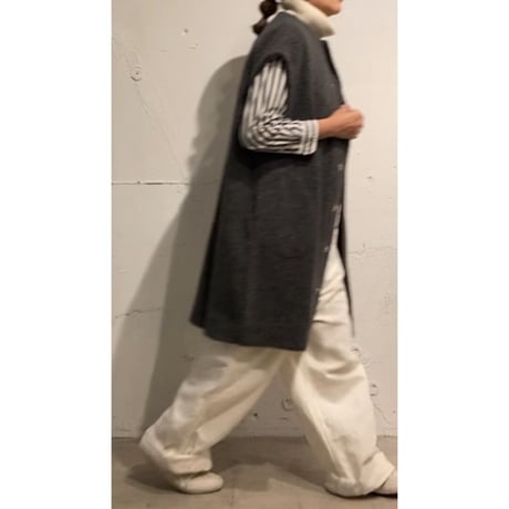 grin シープパイルボアロングベスト キナリ
