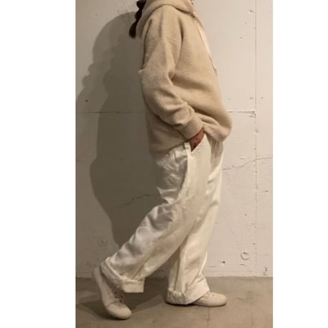 TISSU　トンプキンパイルプルパーカー size1 TOPチャコール