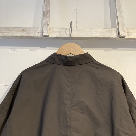NATURAL LAUNDRY ダンプダスター オーバーコート チャコール