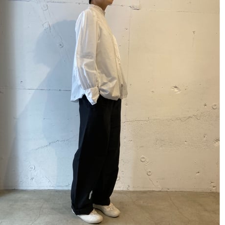 TISSU トリプルワッシャーリネン イージーテーパードパンツ size3 キナリ