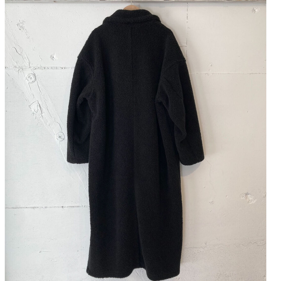 UNIVERSAL SEVEN ボアチェスターコート size F クロ | un de plus