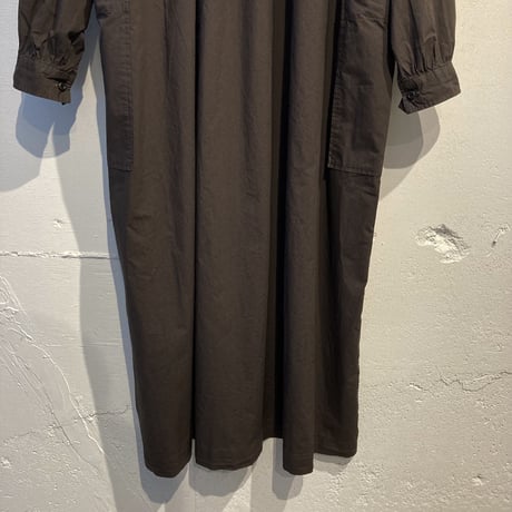 NATURAL LAUDRY スタンド2WAYワンピース チャコール