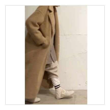 UNIVERSAL SEVEN ボアチェスターコート size F モカ UNIVERSAL SEVEN ボアチェスターコート size F クロ | un de plus