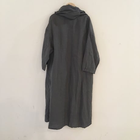 UNIVERSAL TISSU　オリガミガウン コート　チャコール