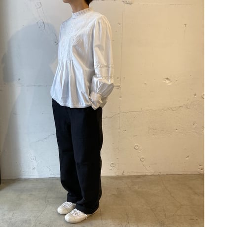 TISSU トリプルワッシャーリネン イージーテーパードパンツ size3 キナリ