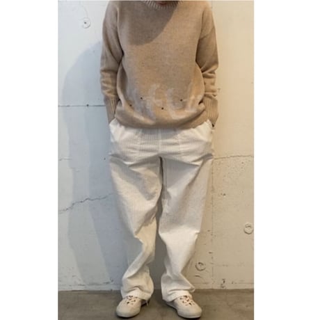 grin bird　インターシャ プルオーバーニット オフ