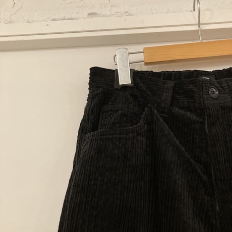 TISSU コーデュロイハイライズパンツ size3 クロ