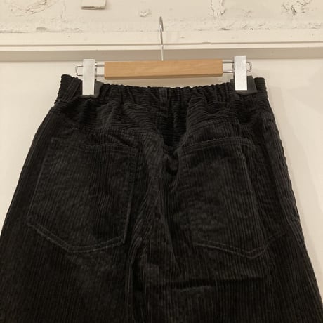TISSU コーデュロイハイライズパンツ size1 クロ