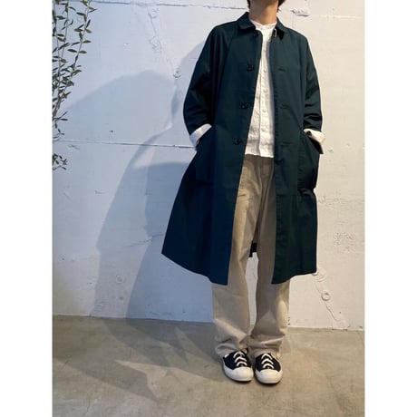 NATURAL LAUNDRY ダンプダスター オーバーコート チャコール