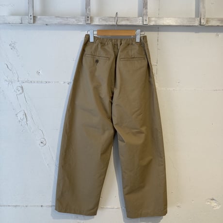 NATURAL LAUNDRY コットンリネンカルゼ ビッグチノ チノベージュ
