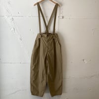 NATURAL LAUNDRY ダンプ サスペンダーパンツ ベージュ