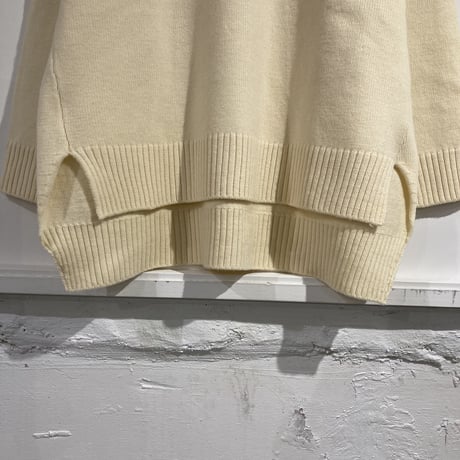 TISSU フレンチメリノ ポケットプルオーバー 3size オフ