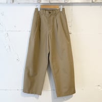 NATURAL LAUNDRY コットンリネンカルゼ ビッグチノ チノベージュ