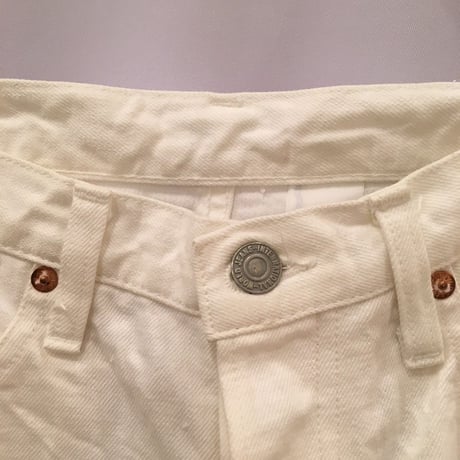 NATURAL LAUNDRY セルビッチデニム5ポケットパンツ　ホワイト size2