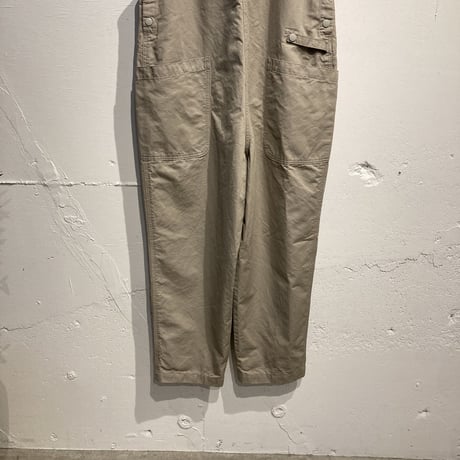 NATURAL LAUNDRY C/Lカルゼ ハーベストサロペット グレージュ
