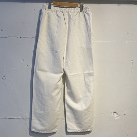 TISSU サフィランリネンデニム イージーテーパードパンツ size3 オフ