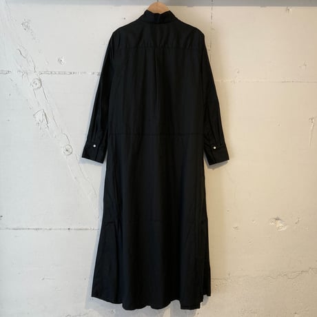 UNIVERSAL TISSU ホスピタル ロングスリーブワンピース クロ