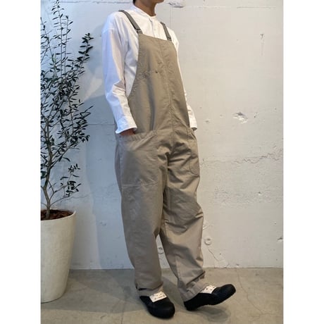 NATURAL LAUNDRY C/Lカルゼ ハーベストサロペット グレージュ