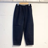 TISSU サフィランリネンデニム イージーテーパードパンツ size1 インディゴ