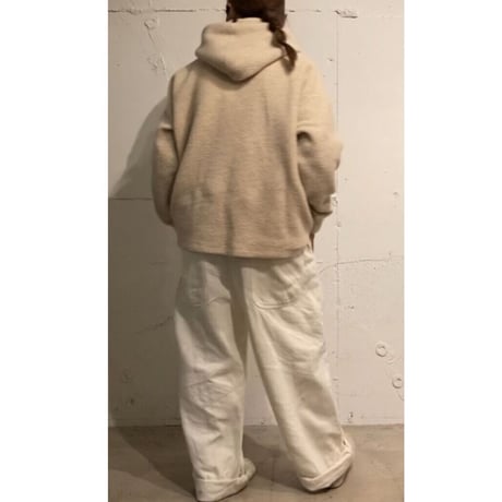 TISSU　トンプキンパイルプルパーカー size1 TOPチャコール