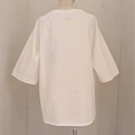 【UNIVERSAL TISSU】ヘビープレーティング天竺 ドルマンTシャツ