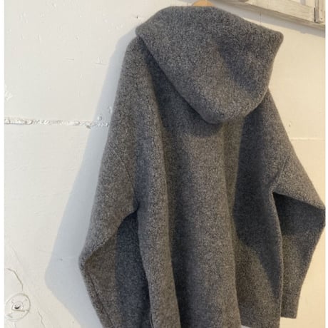 TISSU　トンプキンパイルプルパーカー size1 TOPチャコール