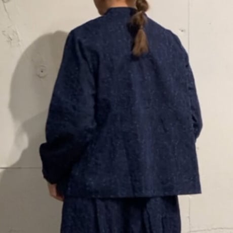 grin ｋｏｅｄａ刺繍ピンタックシャツ オフ白