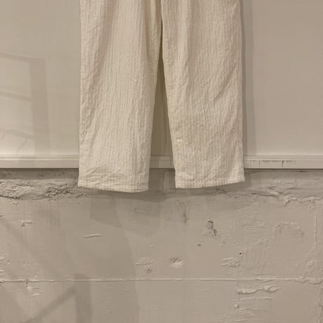 TISSU コーデュロイハイライズパンツ size1 シロ