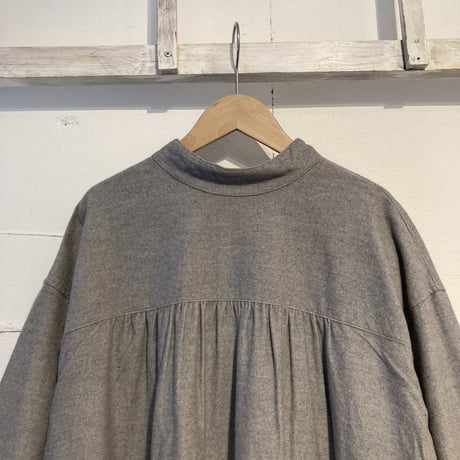 NATURAL LAUNDRY ネル スタンド2WAYワンピース グレー