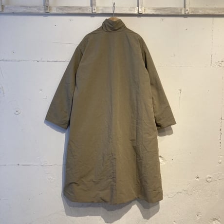 grin CLシーチング中綿ロングコート ベージュ