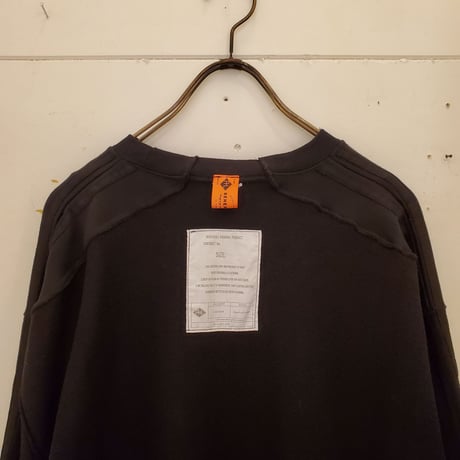 【REHERSALL】パイルラインスリーブスウェット