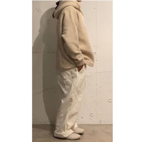 TISSU　トンプキンパイルプルパーカー size1 TOPチャコール