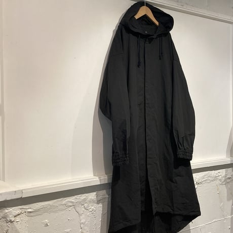 UNIVERSALTISSU 起毛ワッシャーブロードフーディ size 3  クロ