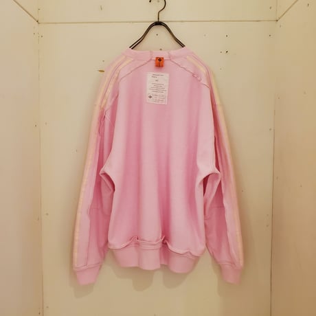 【REHERSALL】パイルラインスリーブスウェット