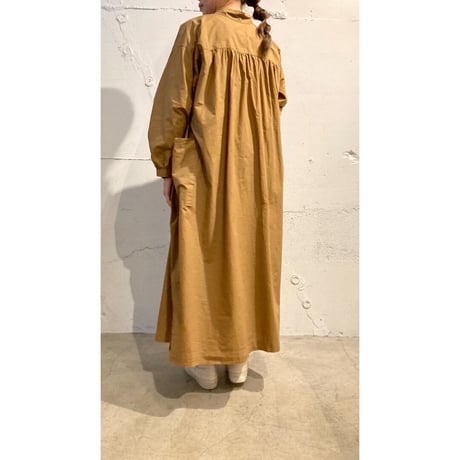NATURAL LAUNDRY ネル スタンド2WAYワンピース グレー