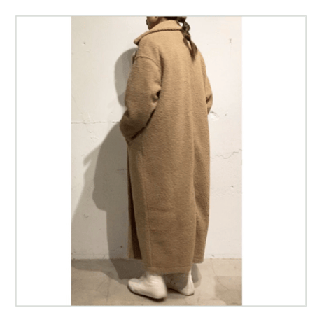 UNIVERSAL SEVEN ボアチェスターコート size F クロ