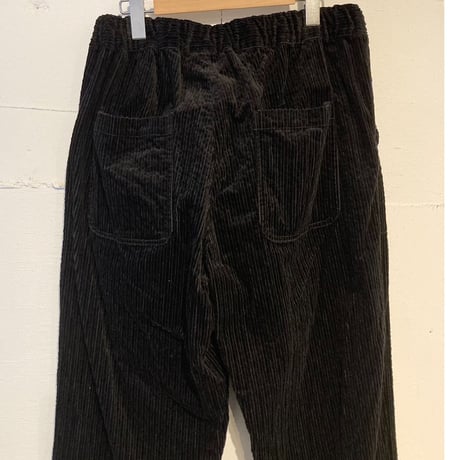 TISSU 親子コーデュロイイージーパンツ size3 クロ