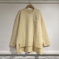 TISSU フレンチメリノ ポケットプルオーバー 3size オフ