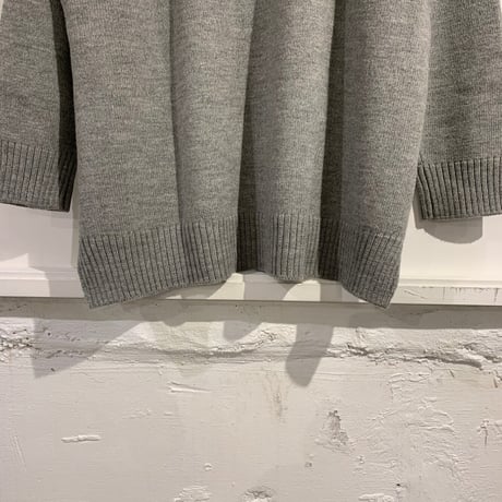 TISSU フレンチメリノ ポケットプルオーバー 3size グレー