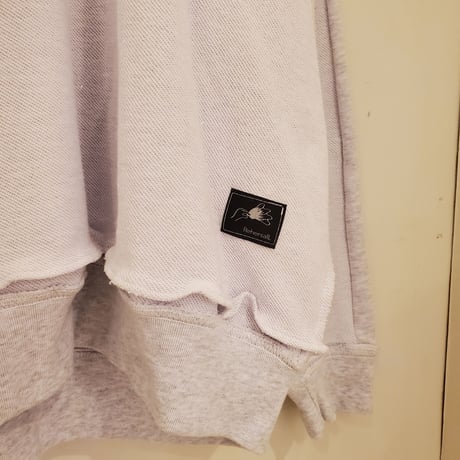 【REHERSALL】パイルラインスリーブスウェット