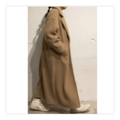 UNIVERSAL SEVEN ボアチェスターコート size F クロ