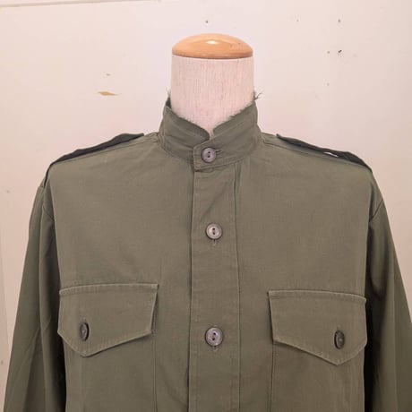 【REHERSALL】タックフリルフィールドシャツ　KHAKI