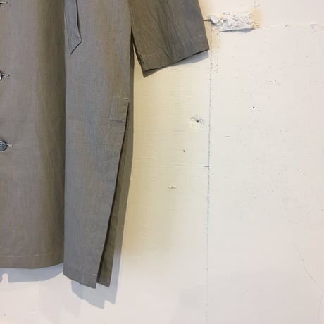GALERIE TISSU ハイデンシティ エフォートレストレンチ　1size　グレー千鳥
