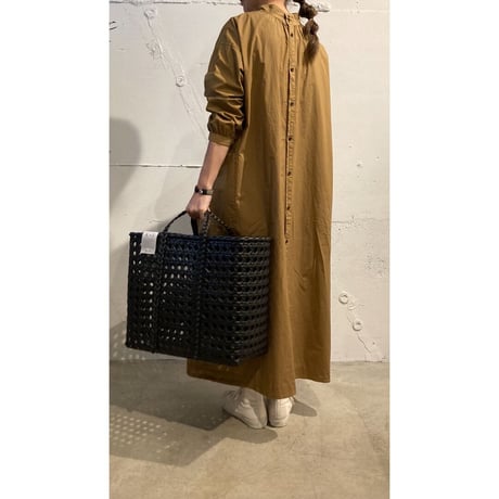 NATURAL LAUDRY スタンド2WAYワンピース ウォルナット