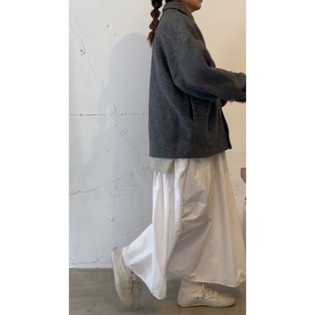 TISSU トンプキンパイルポケットジャケット size3 TOPチャコール