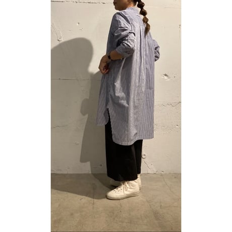 TISSU カッタウェイカフスワークシャツ ベージュ
