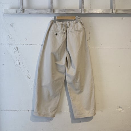 NATURAL LAUNDRY コットンリネンカルゼ ビッグチノ サンド