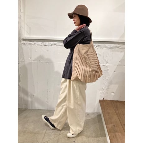 grin コーデュロイボトルパンツ ベージュ