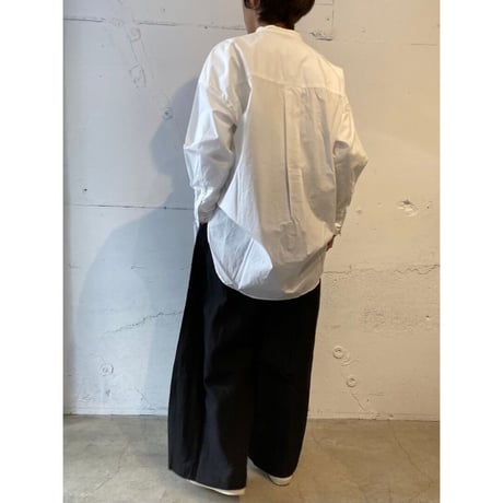 UNIVERSAL TISSU トリプルワッシャーリネンラップキュロットパンツ キナリ
