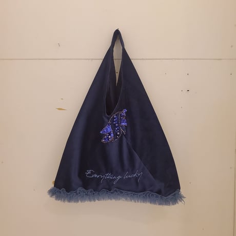 【E.WATANABE】リメイクECO BAG　D.NAVY
